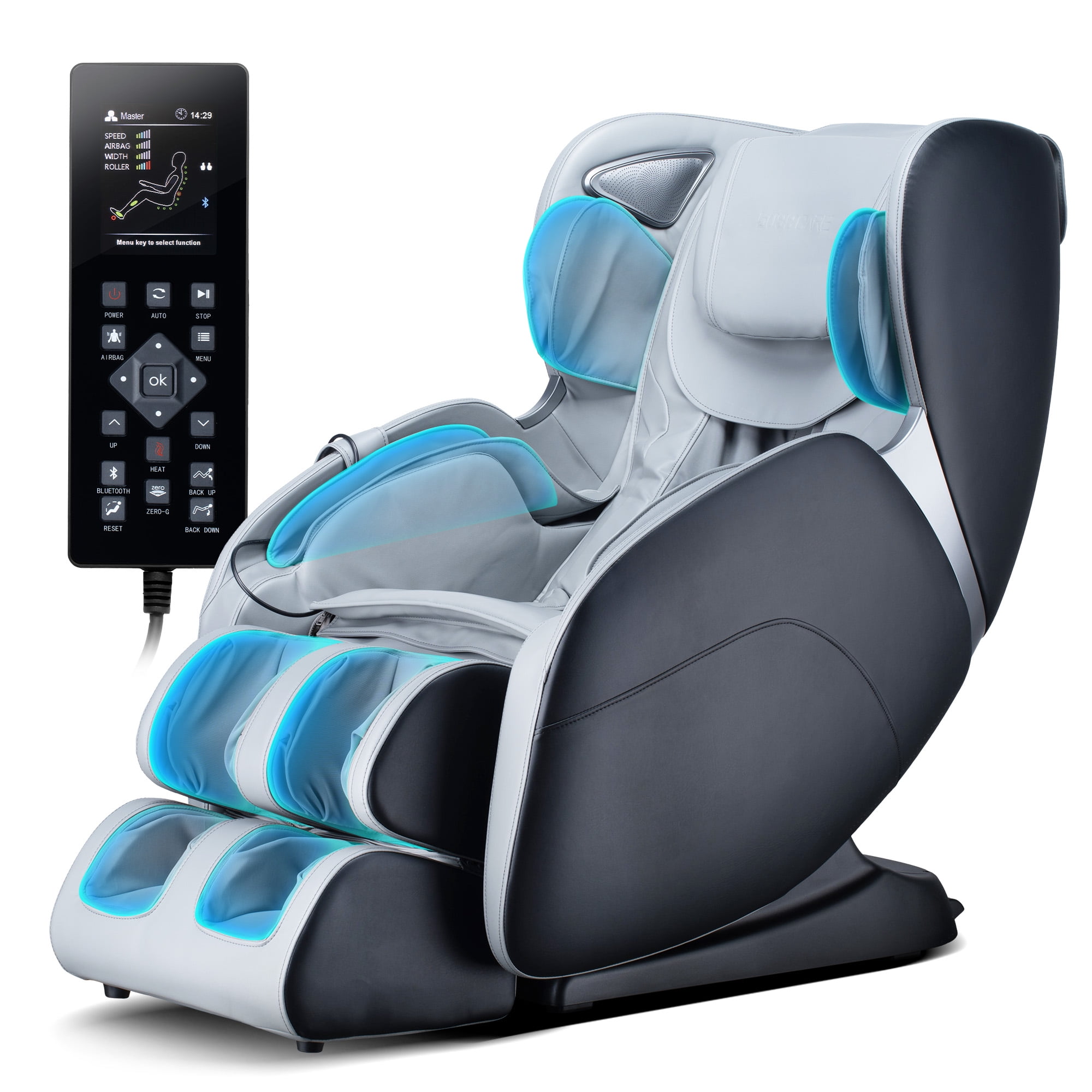 BOSSCARE 3D Full Body Massage Chair SL Track Zero Gravity Shiatsu with