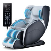 BOSSCARE 3D Full Body Massage Chair SL Track Zero Gravity Shiatsu with Bluetooth and Heating, Black