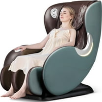 BOSSCARE Assembled Massage Chairs SL Track Full Body Zero Gravity Recliner Green