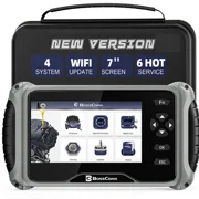 BOSSCOMM IF742 Car Scanner, 7 Transmission-ABS-SRS-Engine OBD2 Scanner with 6 Resets, ABS Bleeding/Throttle Relearn/BMS/SAS/EPB/Oil Reset