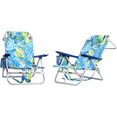 thumbnail image 1 of BOSSIN Backpack Beach Chairs for Adults,Portable Folding Camping Chair with Cup Holder & Towel Rack, 1 of 7