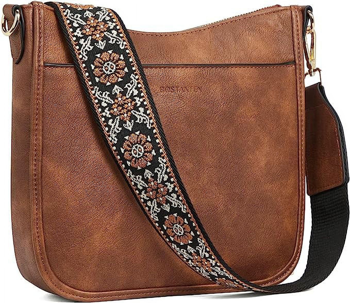 Love Deliver Vegan Leather Crossbody Bag - Adjustable Strap Shoulder Purse For Women