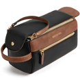 BOSTANTEN Travel Toiletry Bag for Men PU Leather Dopp Kit Water