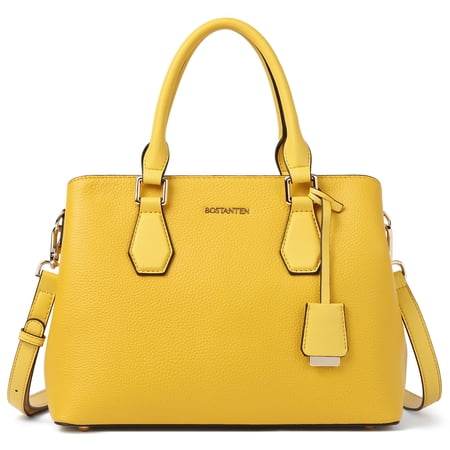 BOSTANTEN Women Leather Handbag Designer Top Handle Satchel Shoulder Tote Bags Crossbody Purses