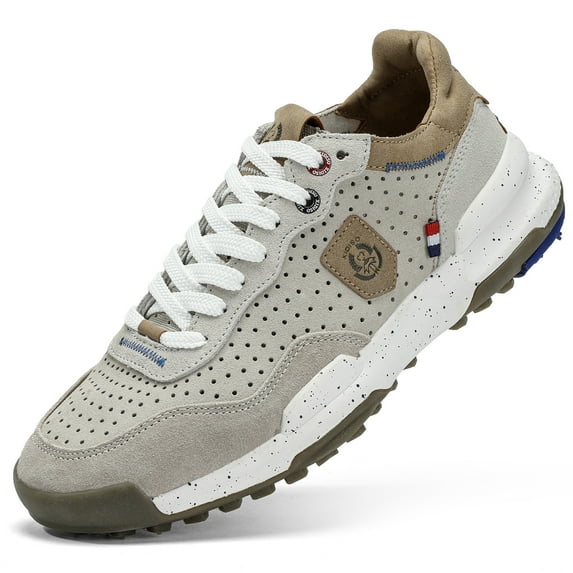 BOSTEXI Mens Fashion Sneakers Lace Up Casual Shoes Breathable Non Slip Comfortable Walking Shoes