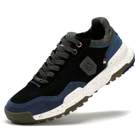 BOSTEXI Mens Fashion Sneakers Lace Up Casual Shoes Breathable Non Slip Comfortable Walking Shoes