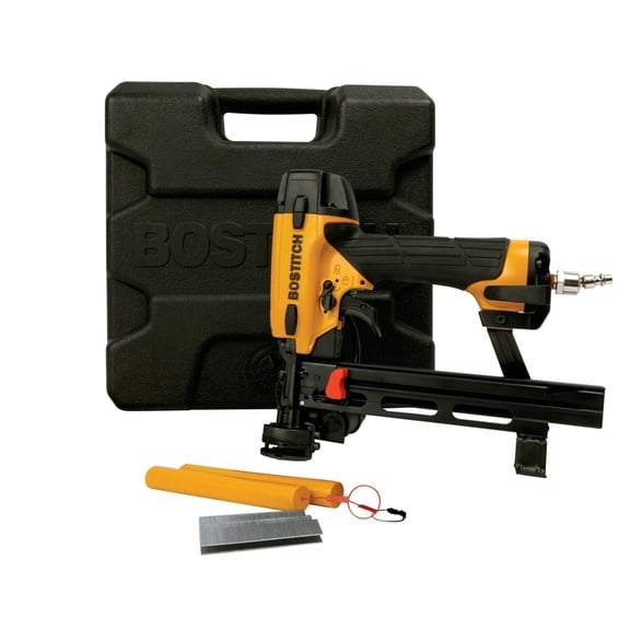 Bostitch 18 Ga. 5/16" Cap Stapler Kit Black/Yellow