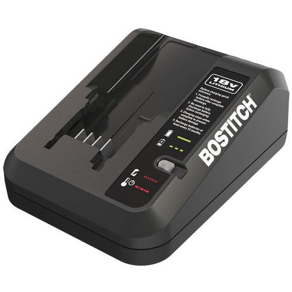 BOSTITCH BTC490L Factory Reconditioned 18 Volt Lithium Ion 18V Battery Charger for BTC480L Batteries Walmart