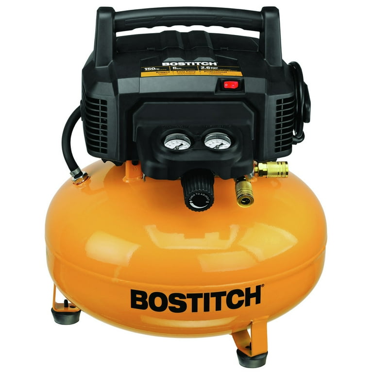 BOSTITCH BTFP02012 6-Gallon Pancake Compressor BOSTITCH BTFP02012 6-Gallon Pancake Compressor