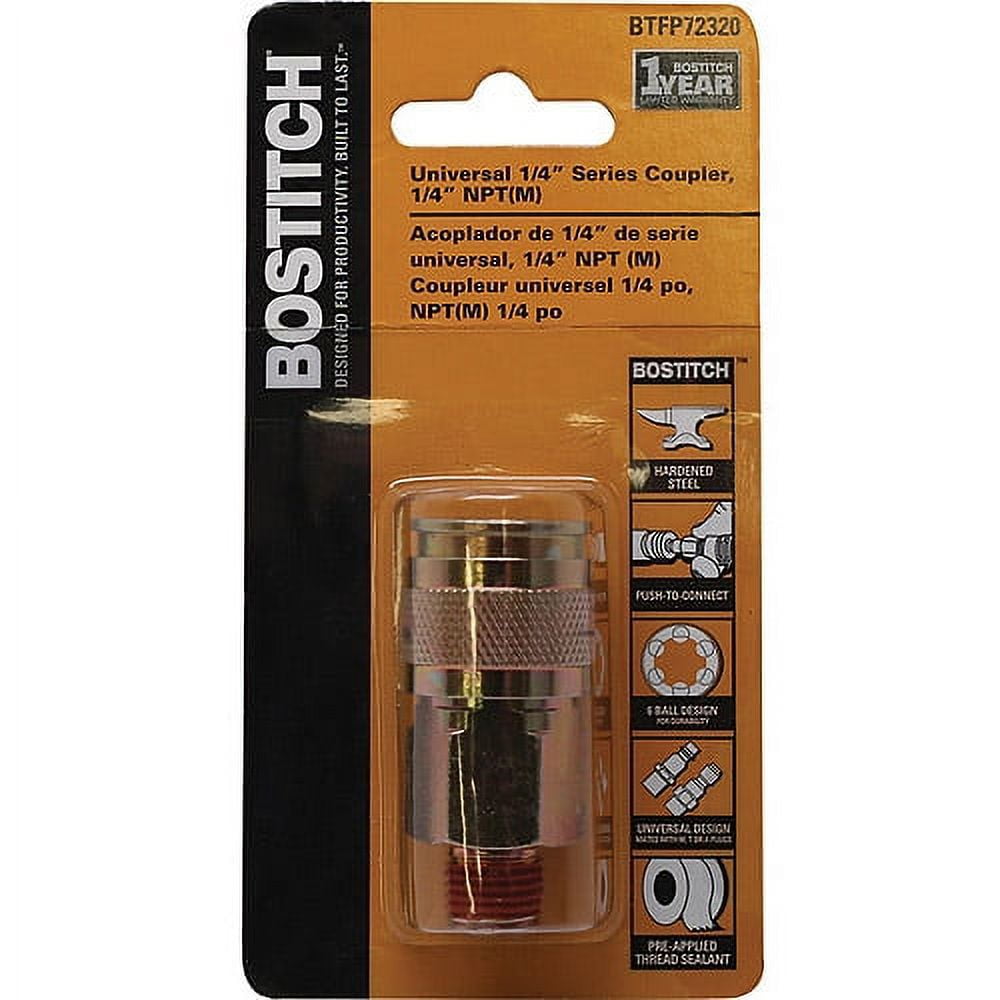 BOSTITCH BTFP72320 1/4-Inch Universal Coupler