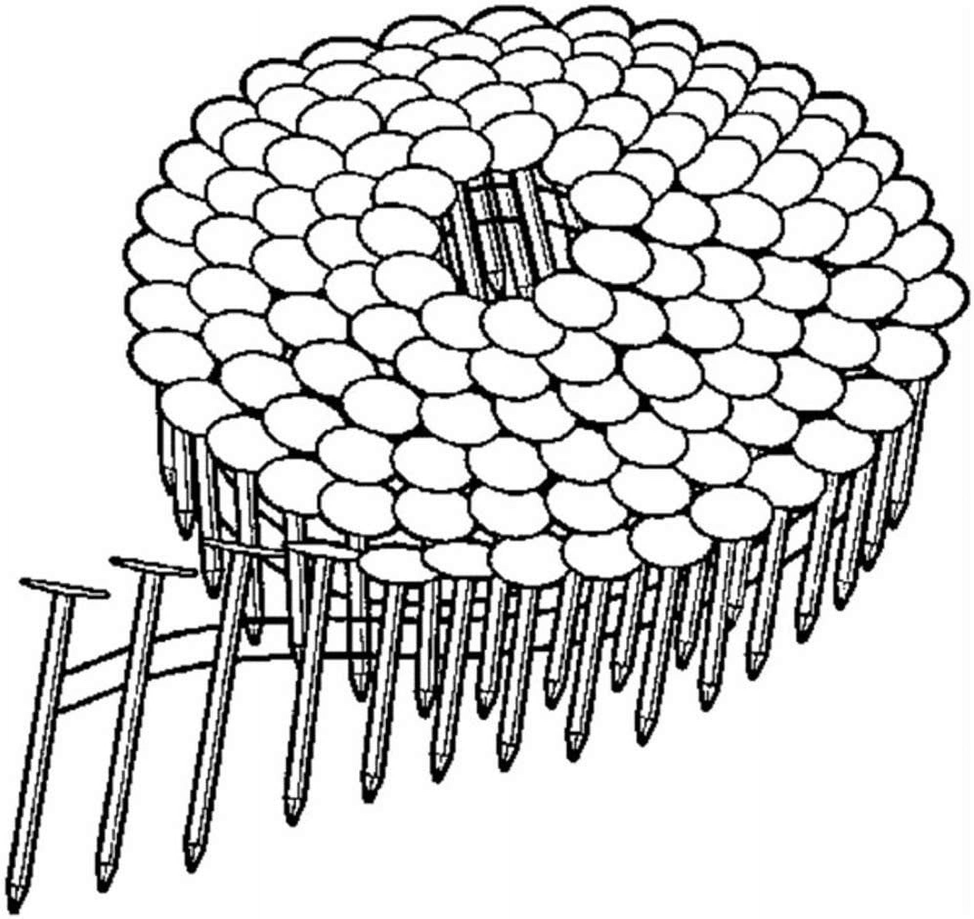 BOSTITCH CR4DGAL 11/2Inch Smooth Shank 15? Coil Roofing Nails, 7,200
