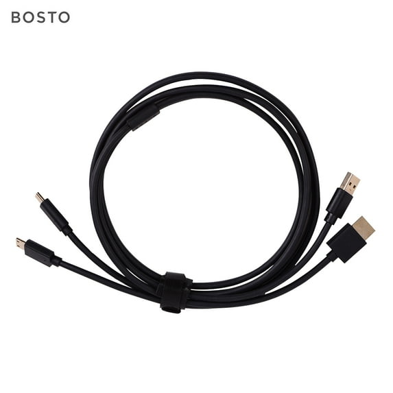 BOSTO 2-in-1 Cable for BOSTO 13HD/16HD/16HDK Graphics Drawing Tablet Monitor