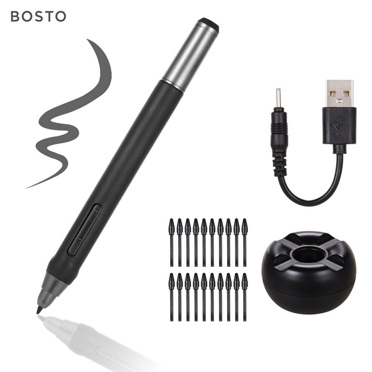 BOSTO Rechargeable Pen Digital Pen for BOSTO 13HD 16HD 16HDK 16HDT 22UX Graphics Monitor Drawing Tablet