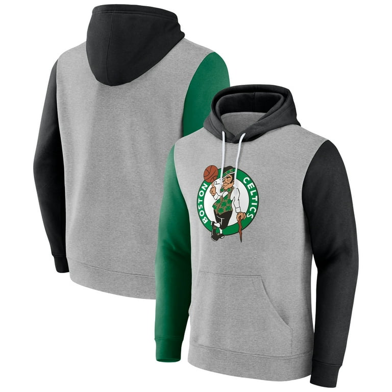 Men s Fanatics Branded Heathered Gray Boston Celtics Carried Away Pullover Hoodie Walmart