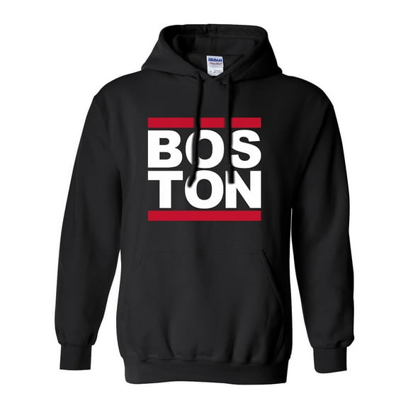 BOSTON Hooded Sweatshirt in Black