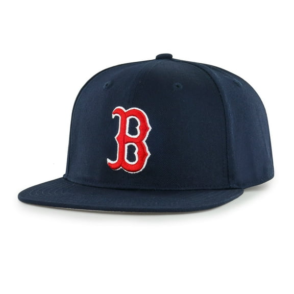 MLB Boston Red Sox Primary Team Color Flat Bill Snap Back Hat