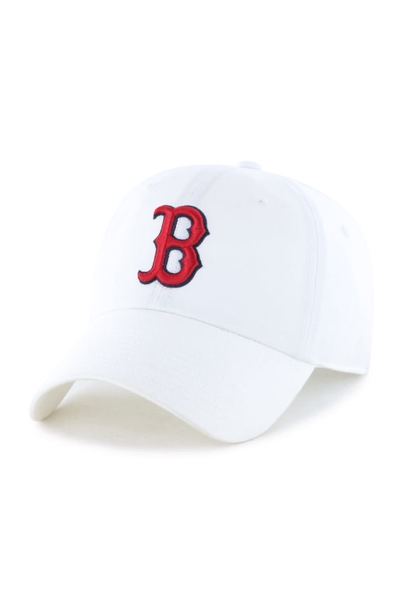MLB Boston Red Sox Clean Up White Adjustable Hat