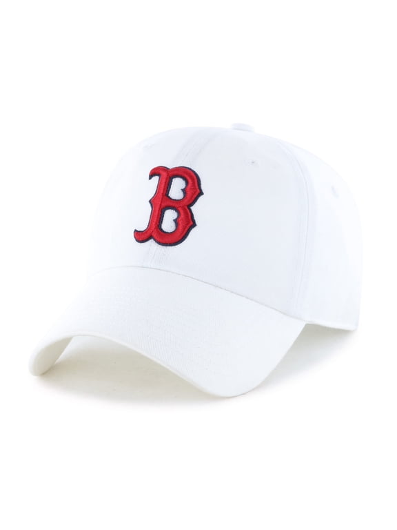MLB Boston Red Sox Clean Up White Adjustable Hat