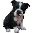 thumbnail image 1 of Hi-Line Gift Ltd Sitting Boston Terrier Puppy Statue, 1 of 6