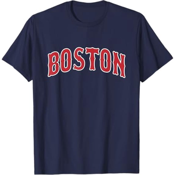 BOSTON - Throwback Design - Classic T-Shirt - Walmart.com