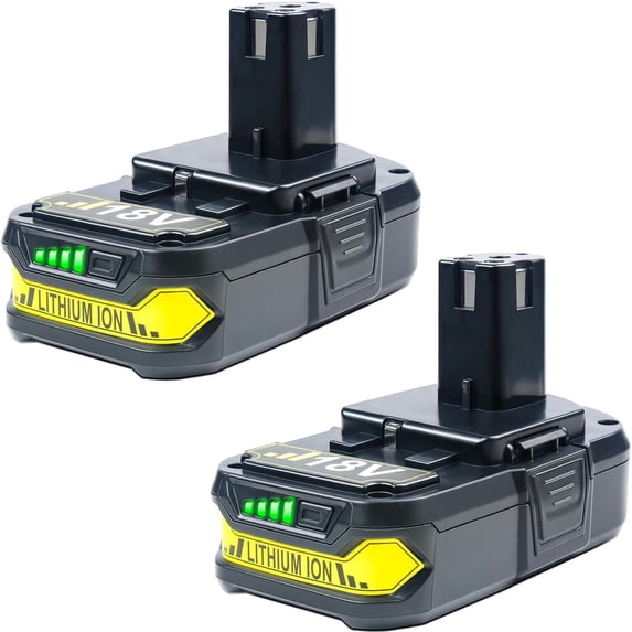 BOTKK Battery Replacement for Ryobi 18V Battery One Plus P102 P103 P104 P105 P107 P108 P109 P190 P122 18V ONE+ Batteries Replacement 3.6Ah 2Packs