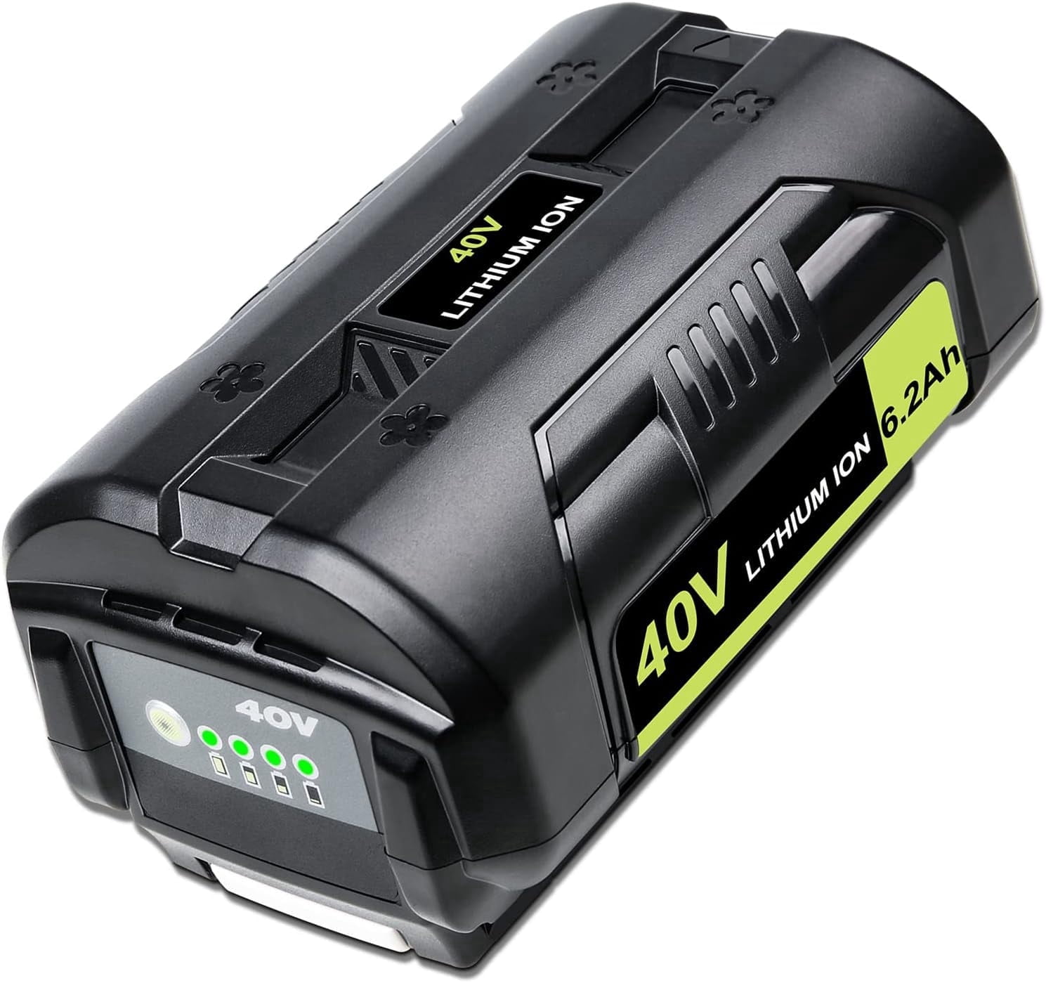 BOTKK Battery Replacement for Ryobi 40V Battery 6.2Ah OP4040 OP4026 OP4030 OP4050 OP4060A Compatible with Ryobi 40Volt Cordless Tool Battery Packs