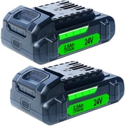 BOTKK Battery Replacement for Flex 24V Battery 2.5Ah FX0111-1 2 Packs