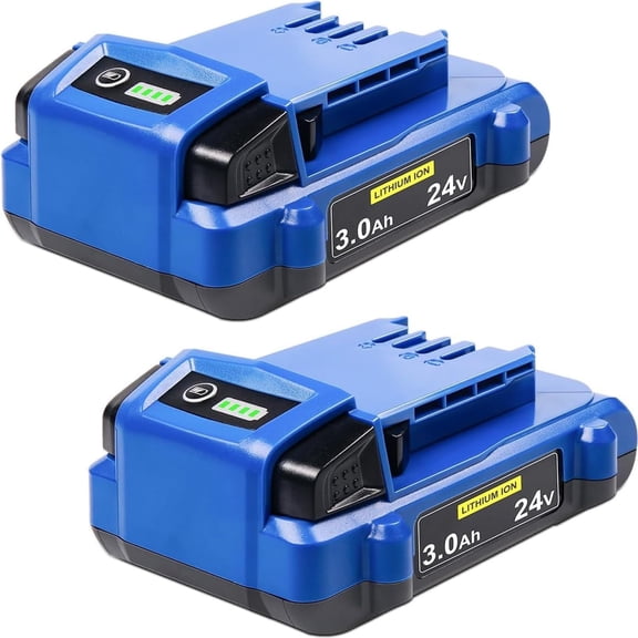 BOTKK Battery Replacement for Kobalt 24V Battery 3000mAh Compatible with Kobalt 24 Volt Power Tool (2 pack)