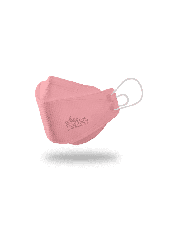 Adjustable Pink Earloop Face Masks, 10 Count, Large