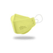 BOTN KF94 Face Mask - Adult, Adjustable, Yellow - 10 Count, Large