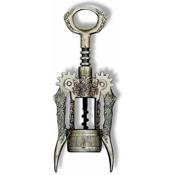 BOTTICELLO - GRAPE DESIGN Steel Wing Corkscrew, Italy