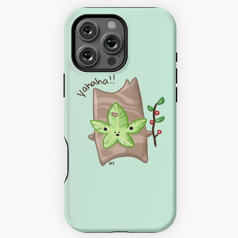 BOTW Korok Laughing Funny Gamer Spirit iPhone Case 11 12 13 14 15 16 17 ...