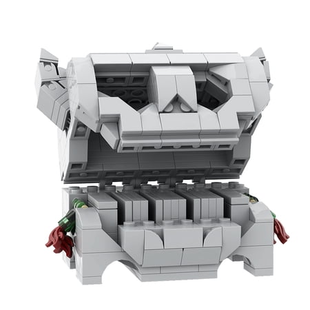 BOTW Skull Chests Building Set, MOC Game Props Treasure Chest Building Kit Compatible with Lego, Creative Gift for Fans Kids Adults (273Pcs)