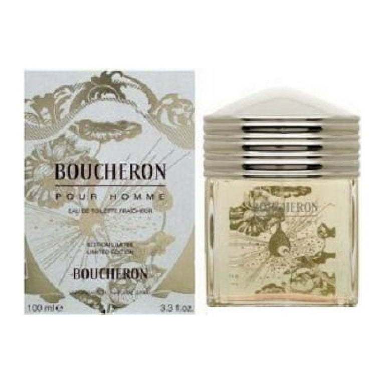 BOUCHERON Pour Homme Fraicheur 3.4 oz EDT Ltd Edition 2008 Men Spray Cologne NIB