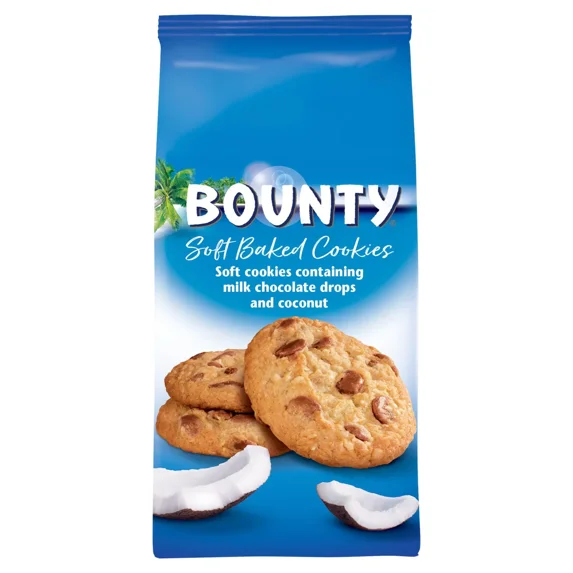 BOUNTY Soft Baked Chocolate Cookies - 180g x 2