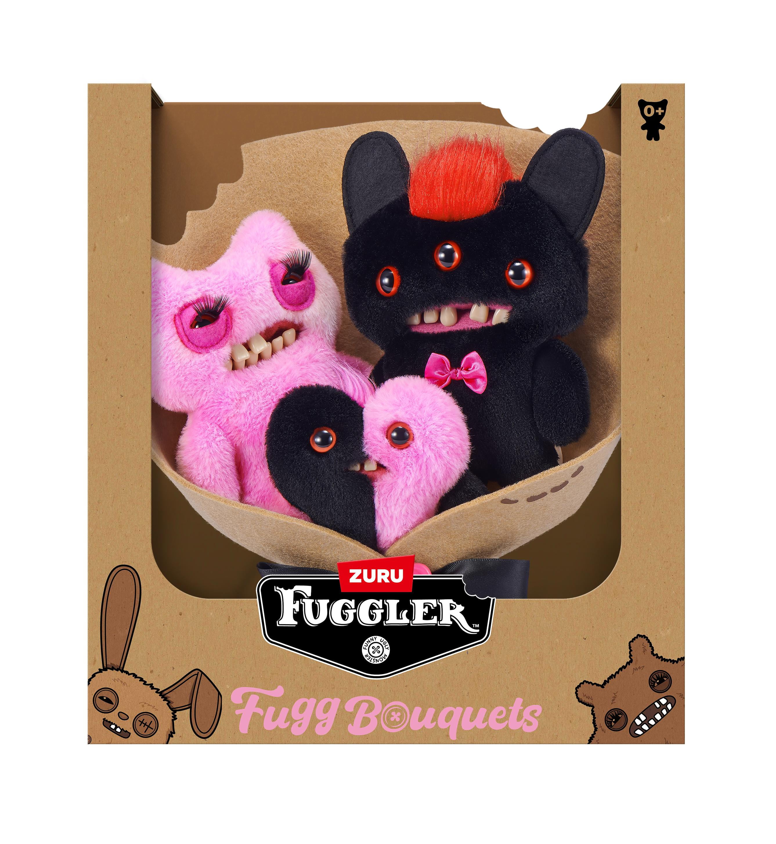 ぬいぐるみ・マスコット Fuggler bouquet Fuggler Bouquets 2 x 9 Inch, 1 x 3.5 Inch Fugglers (Munch Munch