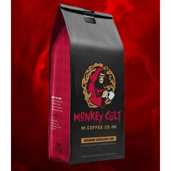 BOURBON CHOCOLATE CHIP ARTISANAL GOURMET SPECIALTY FLAVORED COFFEE