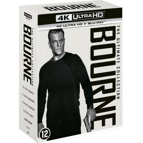 BOURNE 1-5 BOXSET (UHD) (4K Ultra HD) Paul Greengrass Doug Liman Jeremy Renner Matt Damon