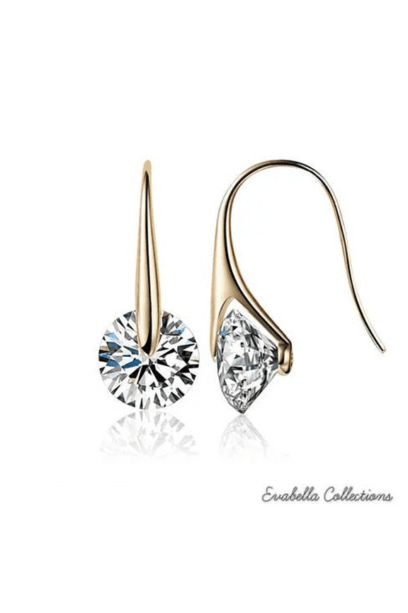 BOUTIQUE DIAMONDS - Charming Swarovski Drop Earrings