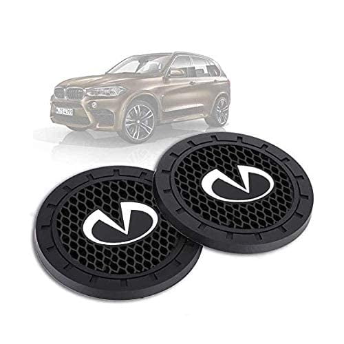 BOVIIYK 2 PIECES AUTO LOGO AUTO TRAVEL CUP HOLDER - BLACK