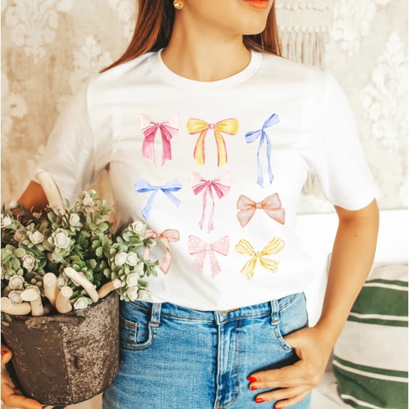 BOW COLLAGE Plus Graphic Short sleeve T-Shirt