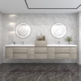 thumbnail image 1 of BOW Floating Bathroom Vanity with Reinforced Acrylic Sink 24" - 84", 1 of 61