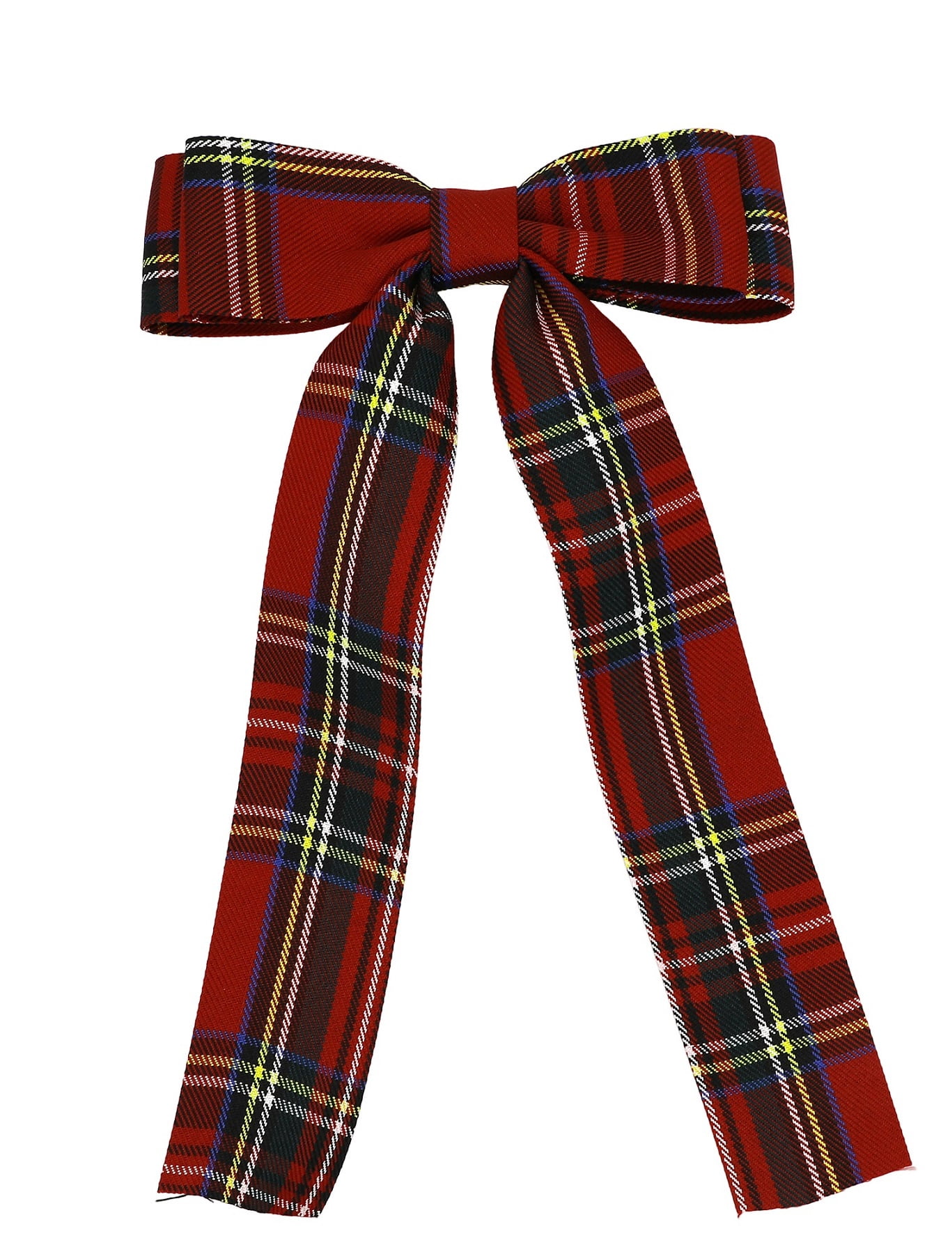 Holiday Time Festive Plaid Bow Hairpin