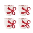 thumbnail image 1 of Holiday Time 14.5 Oz Red Bowl Ceramic Mug, Set of 4, 1 of 5
