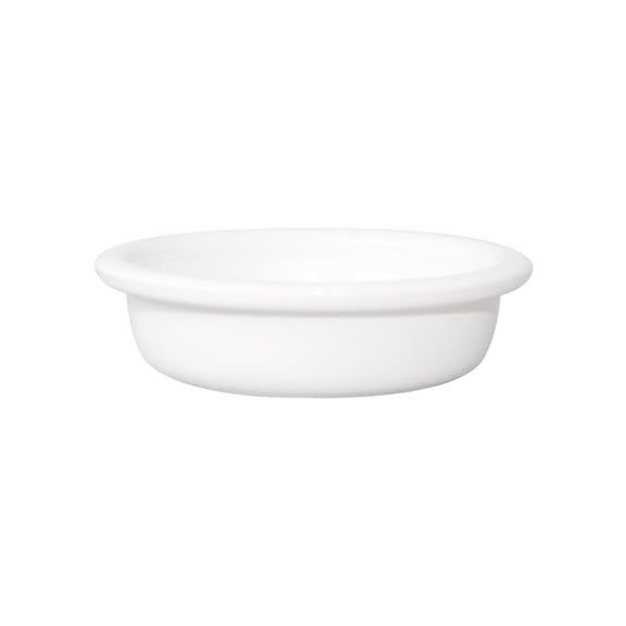 BOWLBOWL Elevated Cat Dog Bowls, 6.5" Wide Raised Cat Food Bowls Whisker Friendly, Anti Vomiting Cat Bowls for Indoor Cats, No Spill Dog Bowl, Made in Korea! (Single Item, Square Bowl-White)