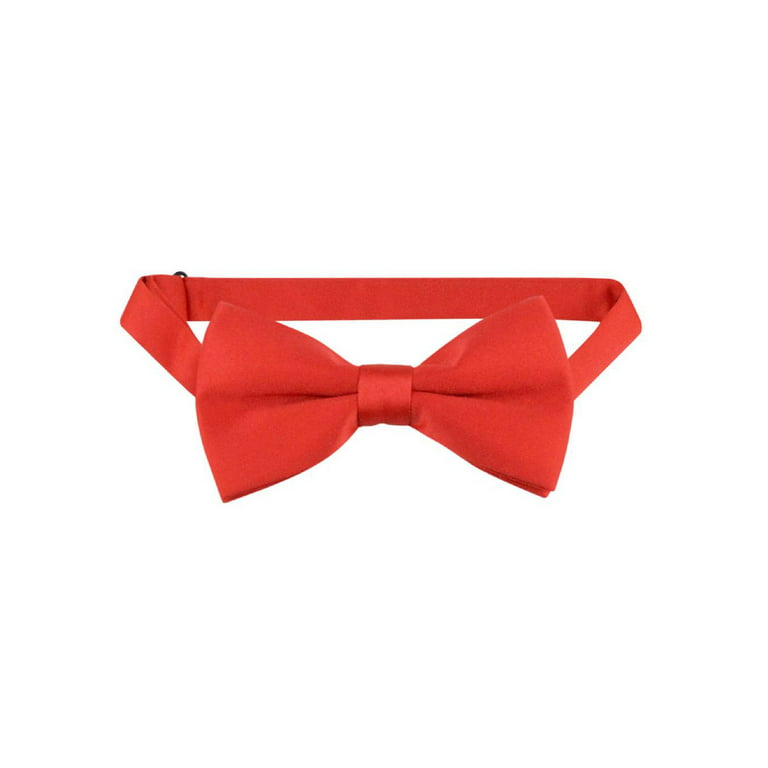 BOWTIE Solid RED Color Men's Bow Tie for Tuxedo or Suit