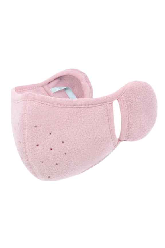 BOWTONG Winter Fleece Earmuffs with Windproof Mouth Cover Unisex Warm Ear Warmer Breathable Face T9X7 For Outdoor Activities Mask H7U3