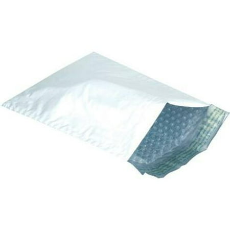 Box Partners Bubble Lined Poly Mailers 4" x 8" White 25/Case B82825PK