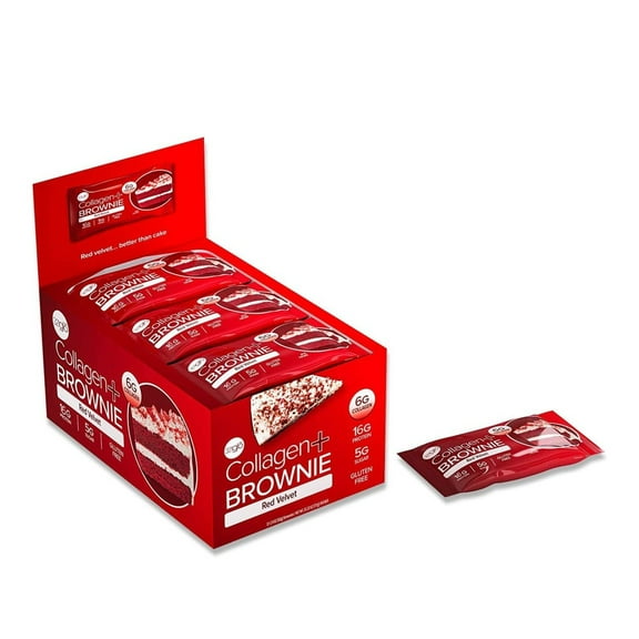 BOX Collagen + Protein Brownie - Red Velvet