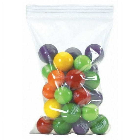 Partners Brand Poly Bag,Reclosable,8 x 12",4 Mil,PK1000 PB3761